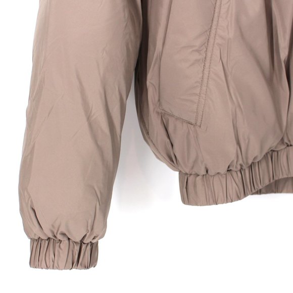 Essentials Fear Of God Quilted Anorak 1/2 Zip Pullover Jacket Desert Taupe S NEW - Picture 4 of 9